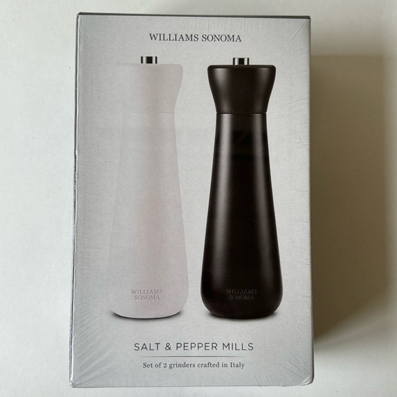 Williams Sonoma Other - NEW WILLIAMS SONOMA Salt & Pepper Mills - Set of 2 Grinders Crafted in Italy